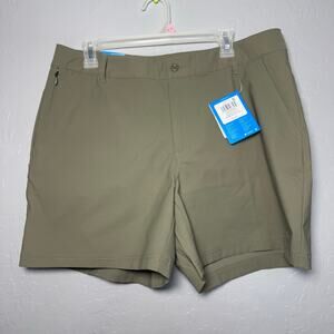 Columbia Womens Leslie Falls Short ll 5" Inseam, Stone Green, 16